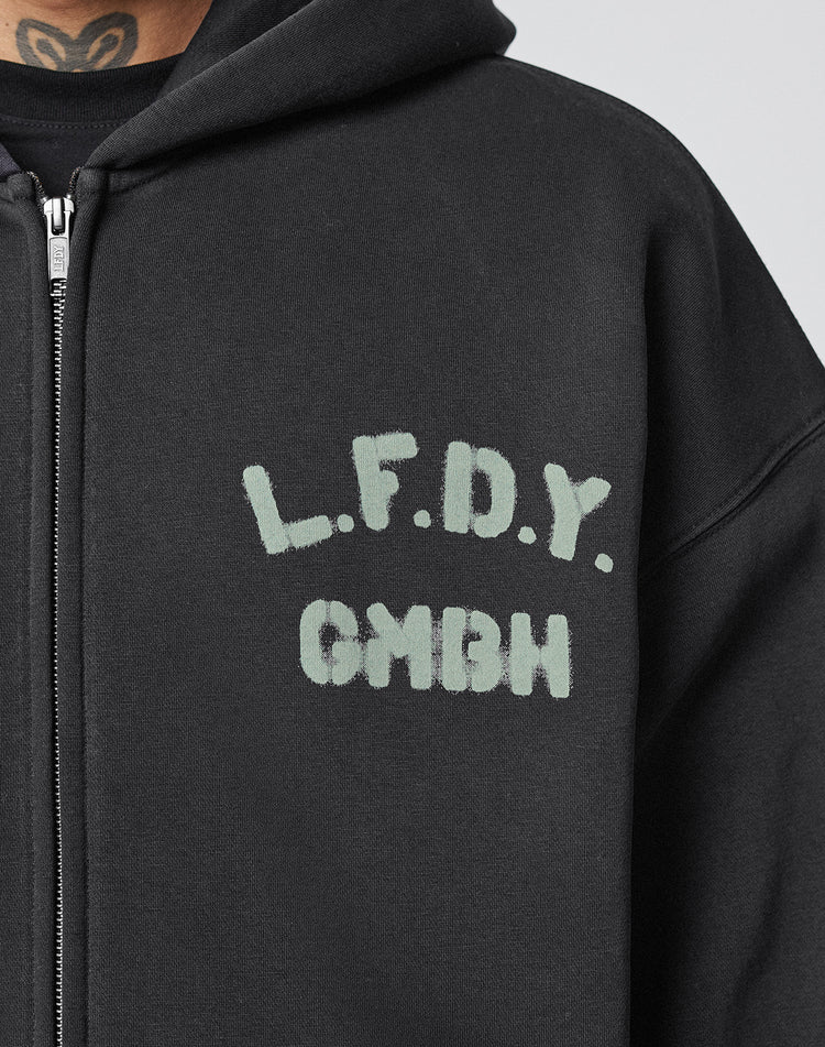 Live Fast District Hooded Zip