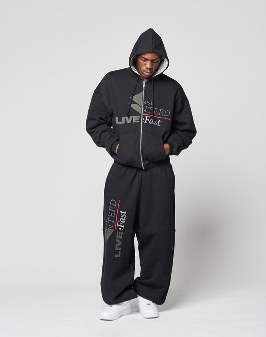 Split Hooded Jacket