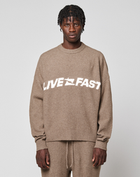 Live Fast Boucle Sweater