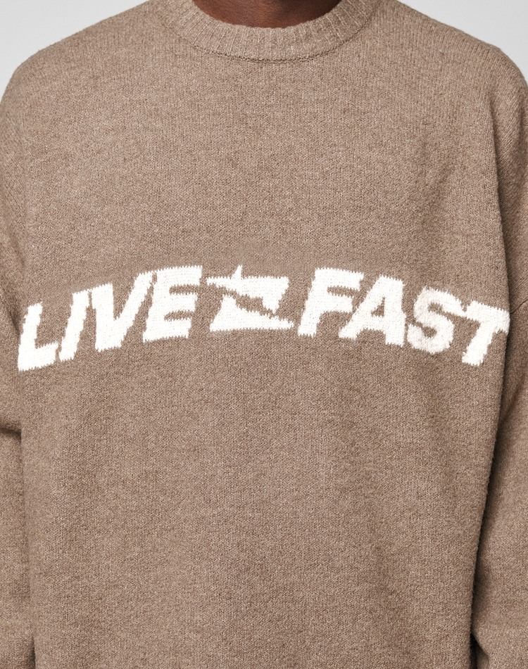 Live Fast Boucle Sweater