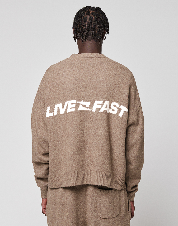 Live Fast Boucle Sweater