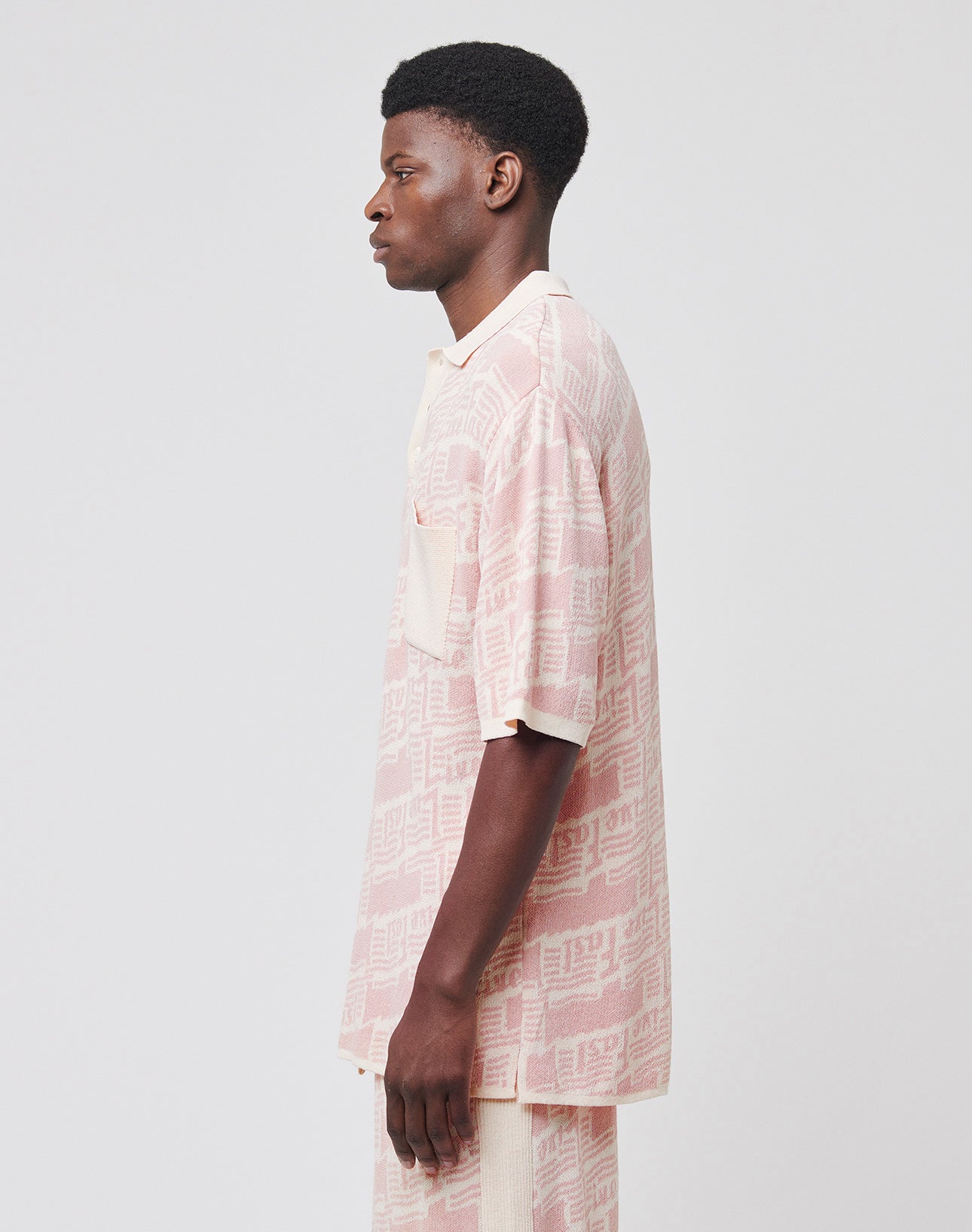 Live Fast Knit Polo