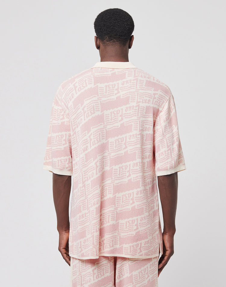 Live Fast Knit Polo