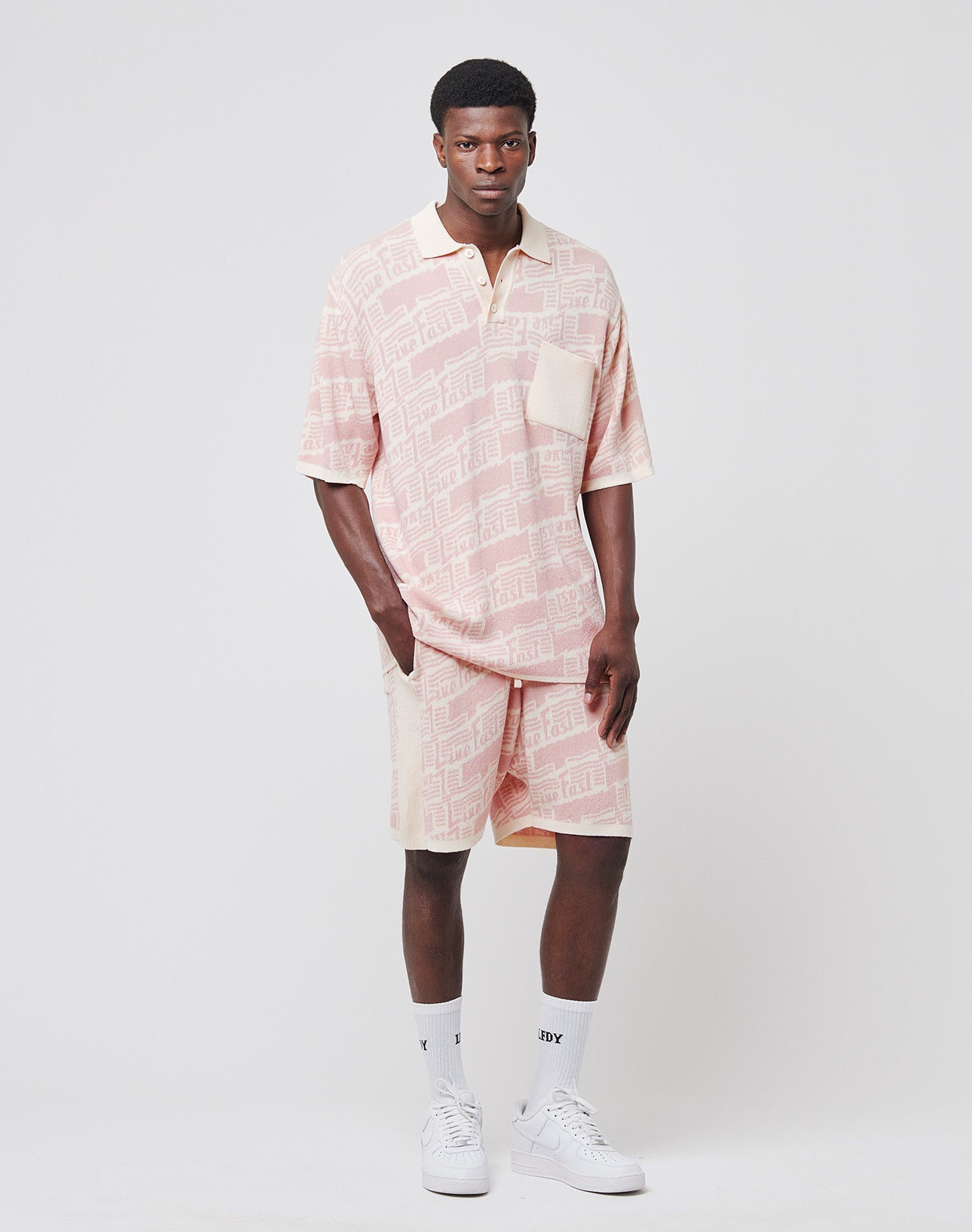 Live Fast Knit Shorts