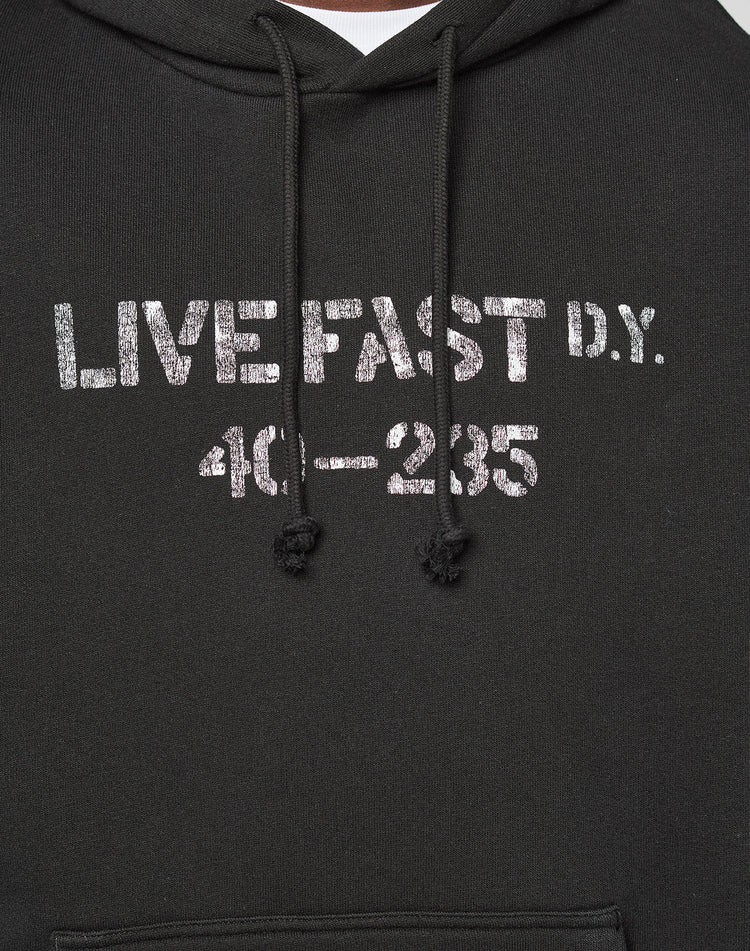 Live Fast Vintage Army Hooded