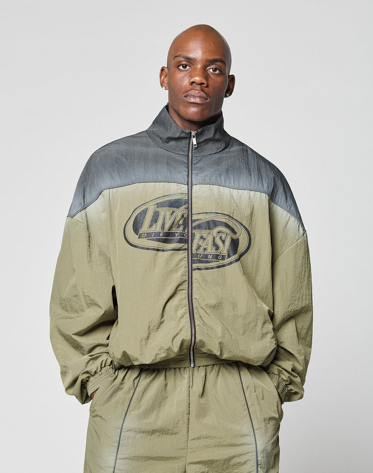 LFDY Waxed Nylon Trackjacket