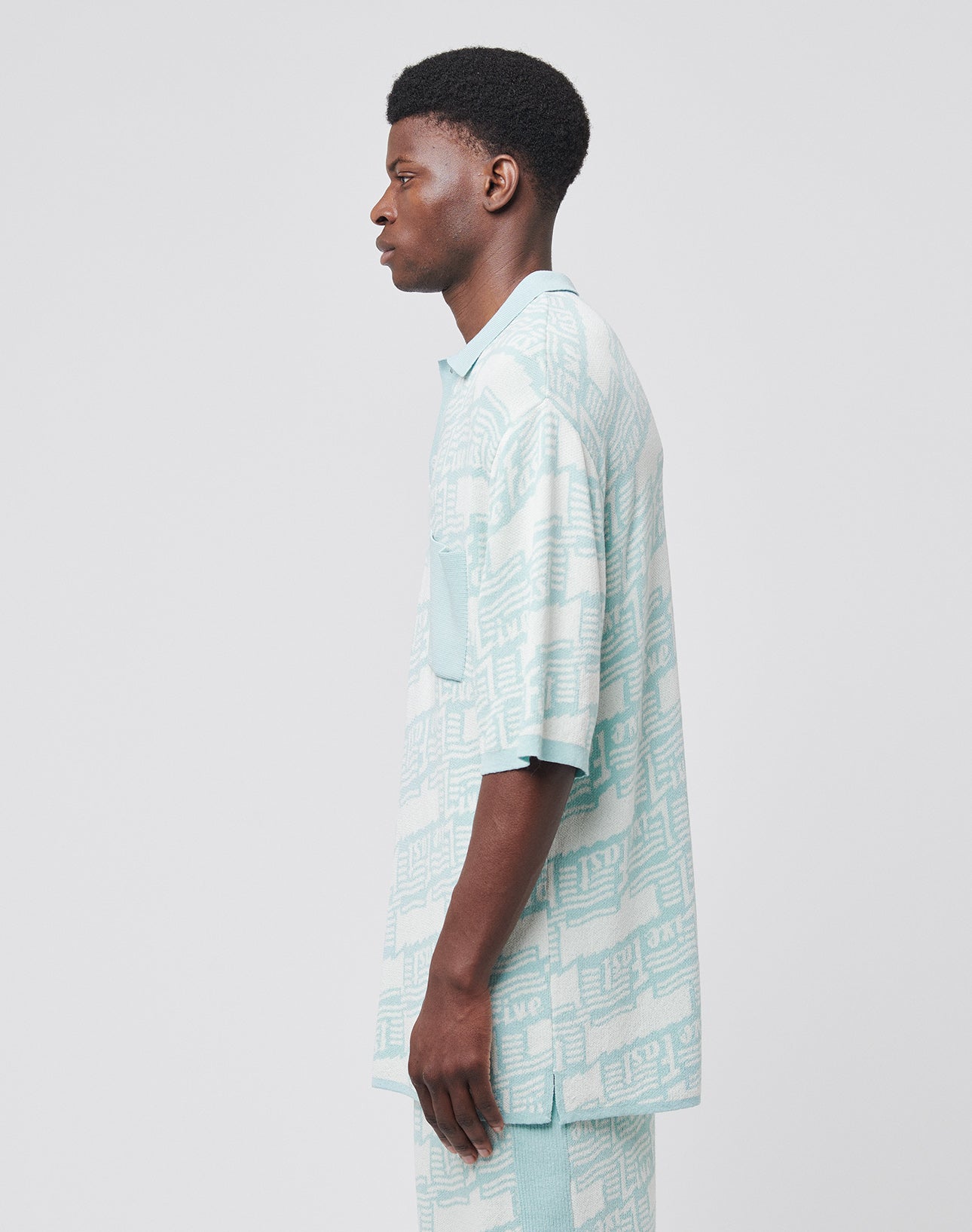 Live Fast Knit Polo