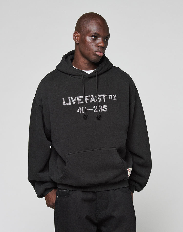 Live Fast Vintage Army Hooded