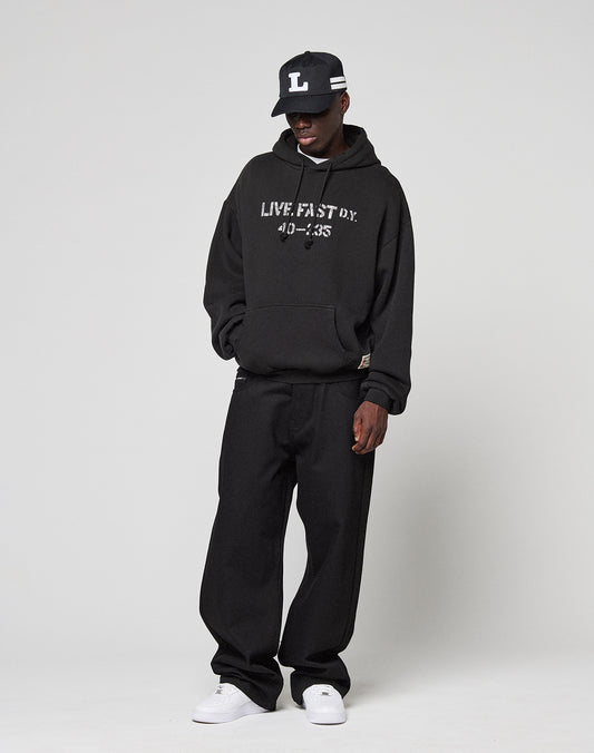 Live Fast Vintage Army Hooded
