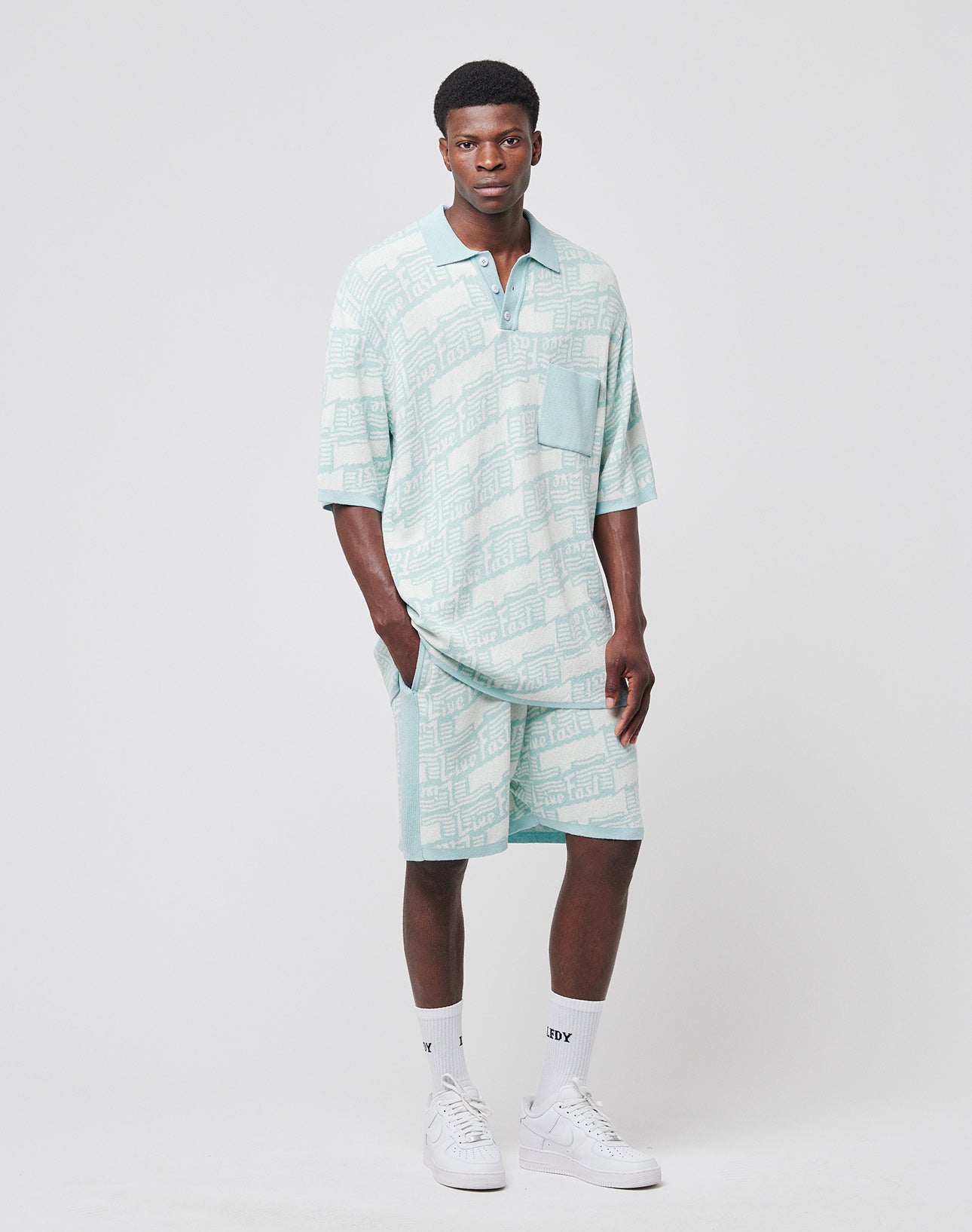 Live Fast Knit Shorts