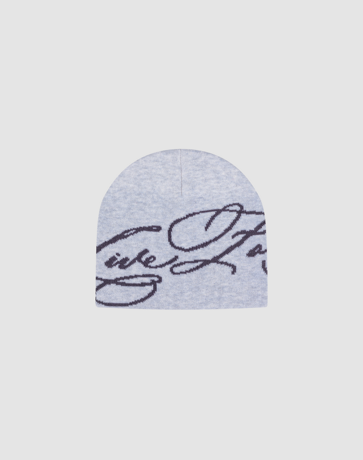 Live Fast Script Beanie