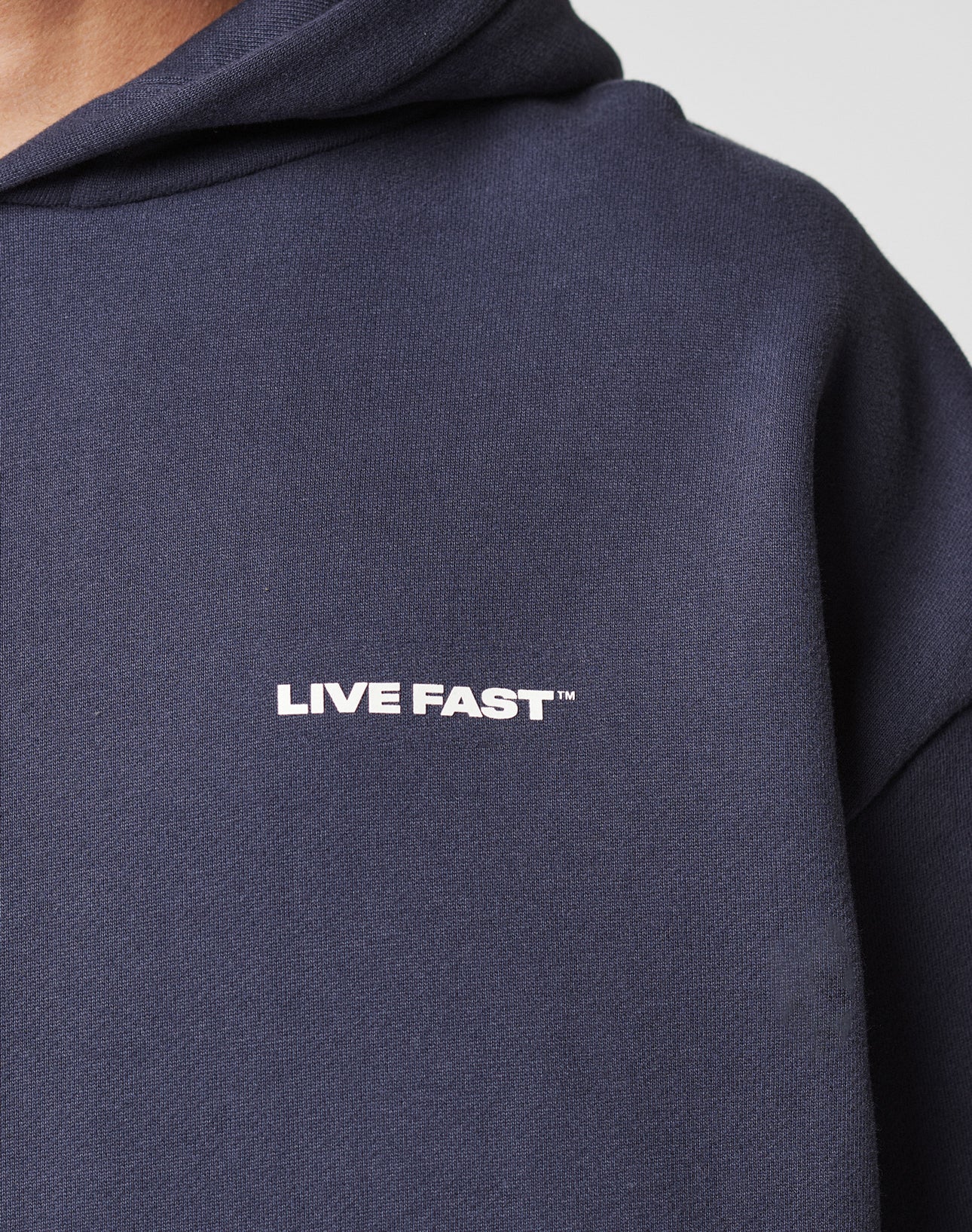 Live Fast Plain Hooded