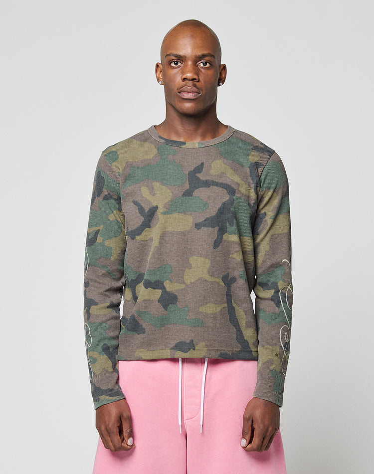 Waffle Camo Longsleeve