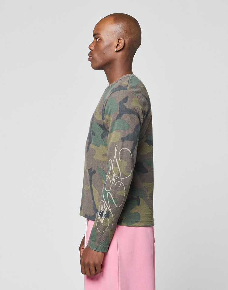 Waffle Camo Longsleeve