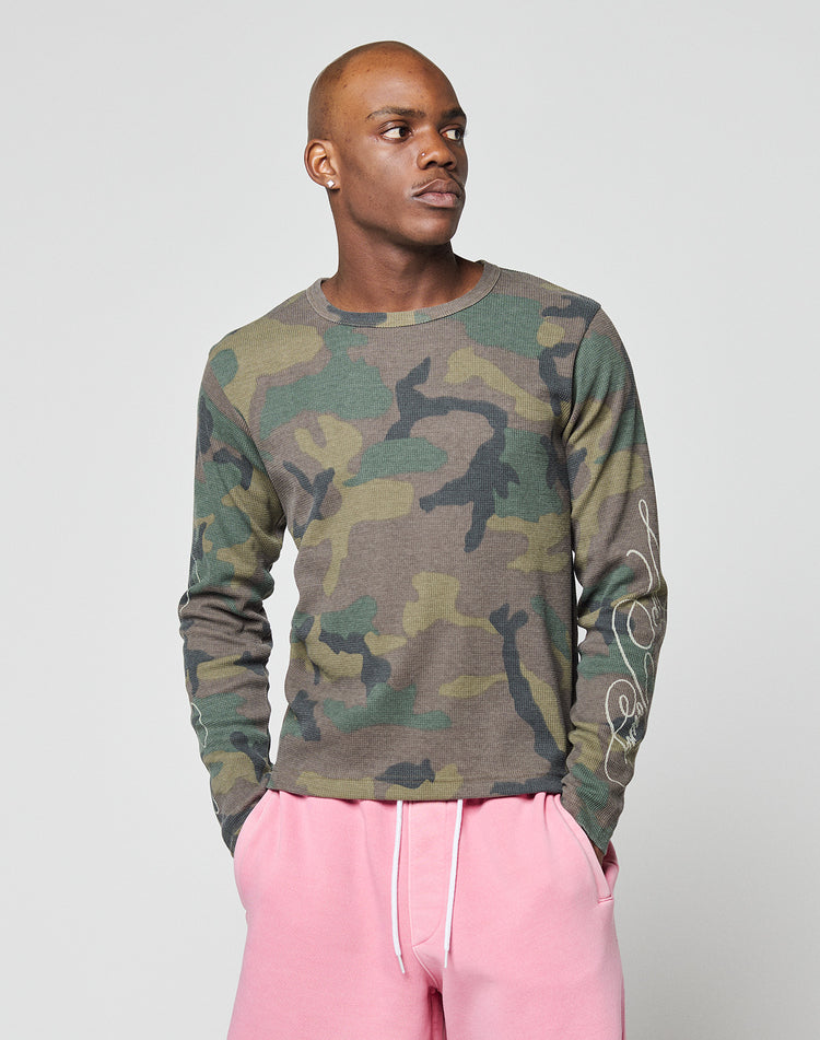 Waffle Camo Longsleeve