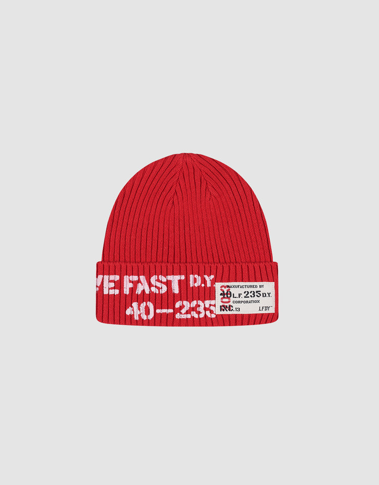 Live Fast Army Beanie