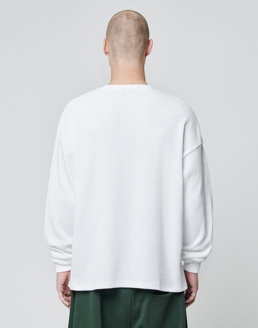 Basic Script Waffle Longsleeve