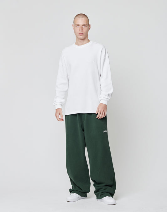 Basic Script Waffle Longsleeve