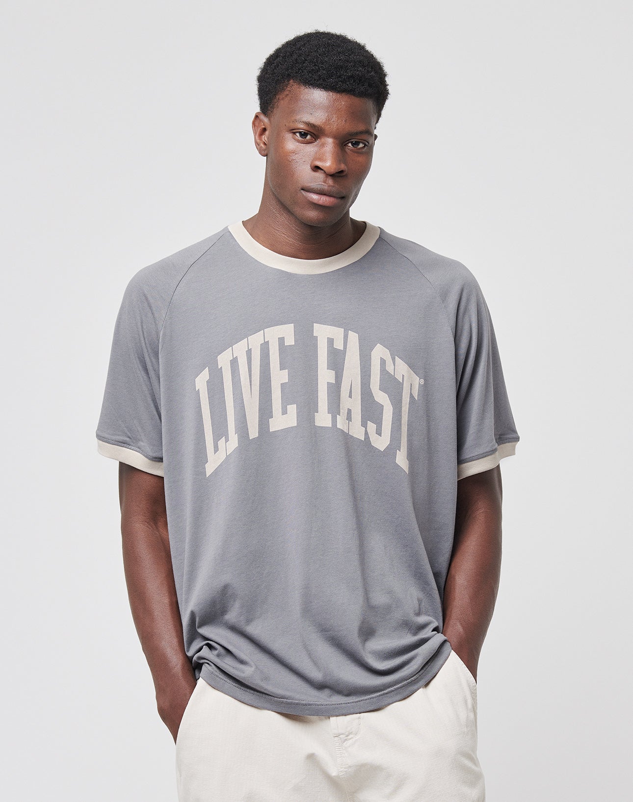 Live Fast Contrast Tee