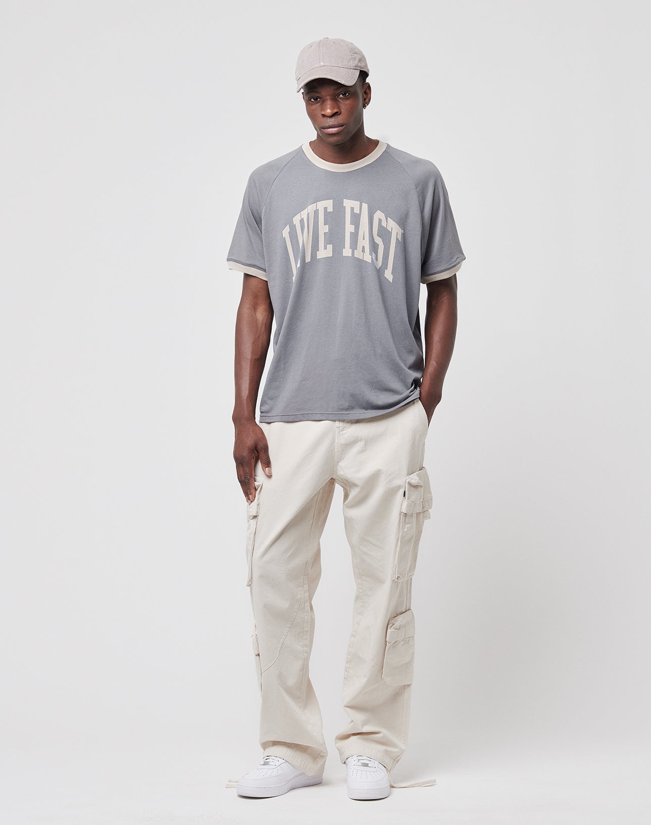 Live Fast Contrast Tee