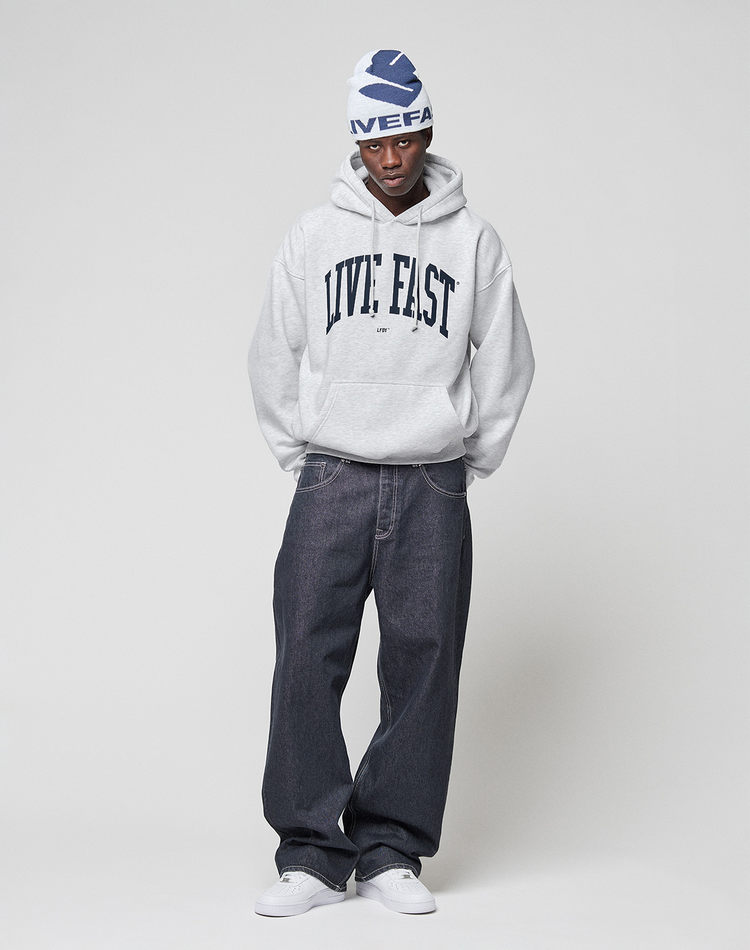 Live Fast College Hooded