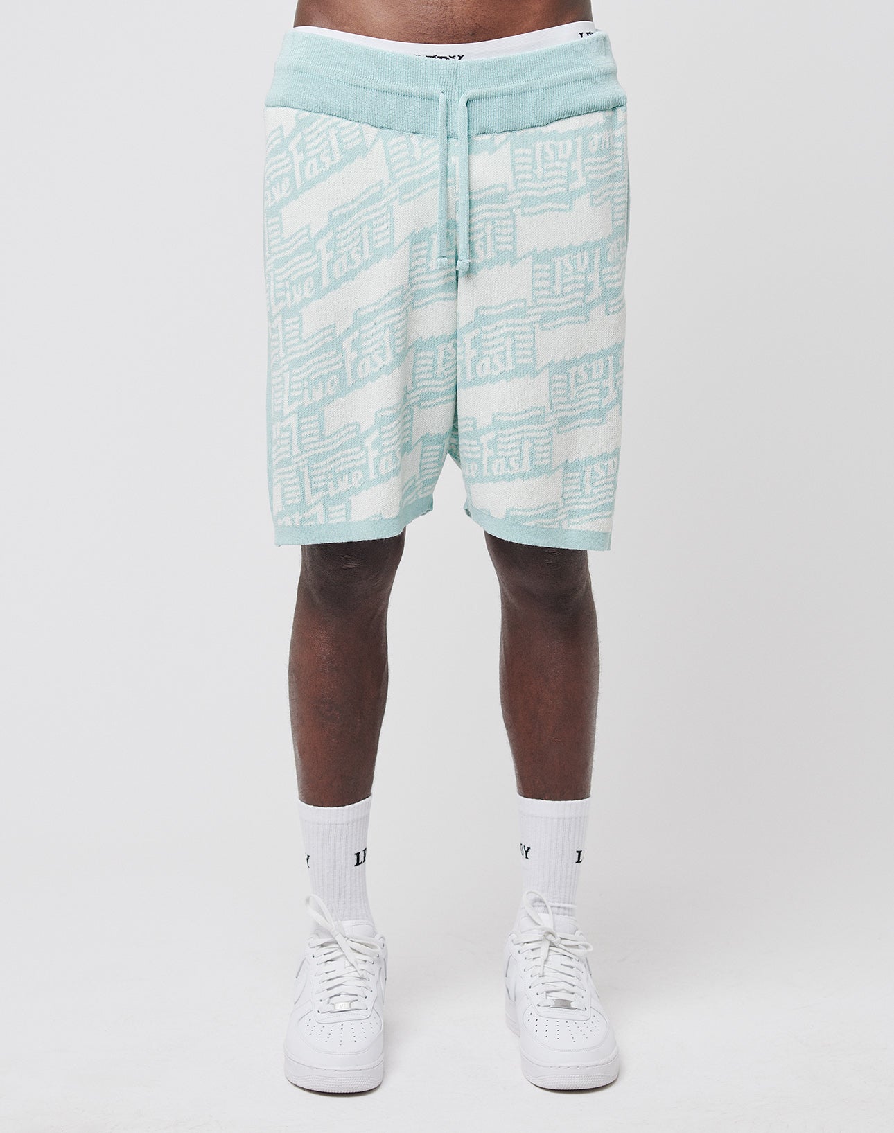 Live Fast Knit Shorts
