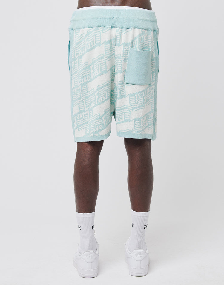 Live Fast Knit Shorts