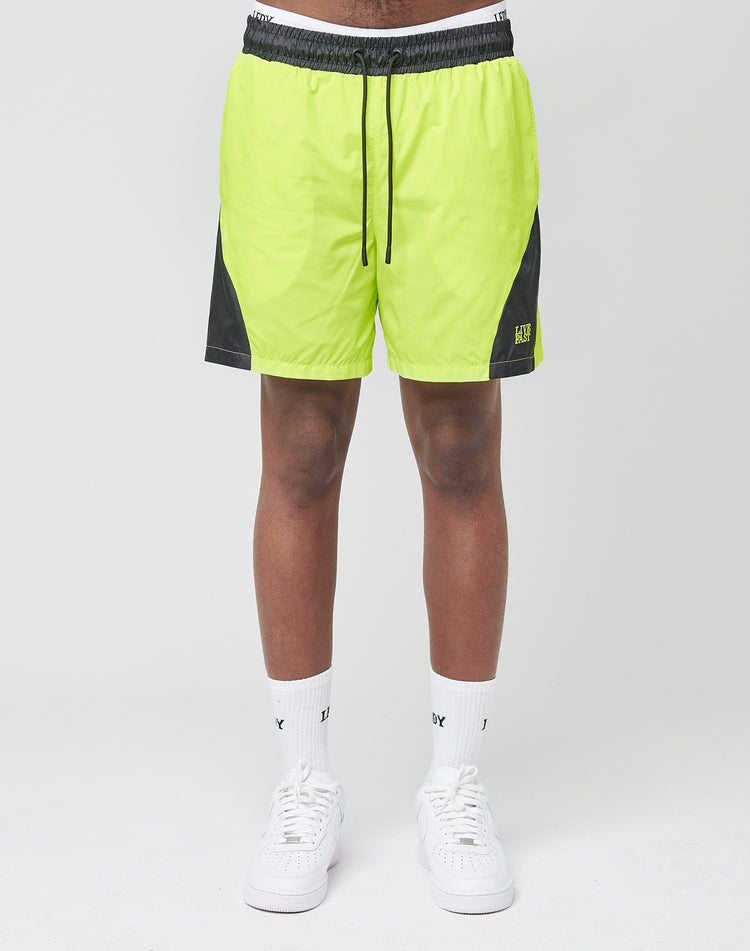 Live Fast Nylon Shorts