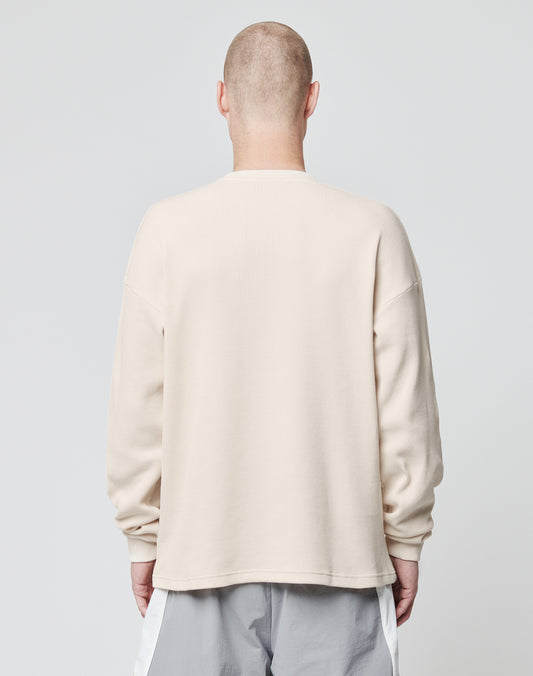 Basic Script Waffle Longsleeve
