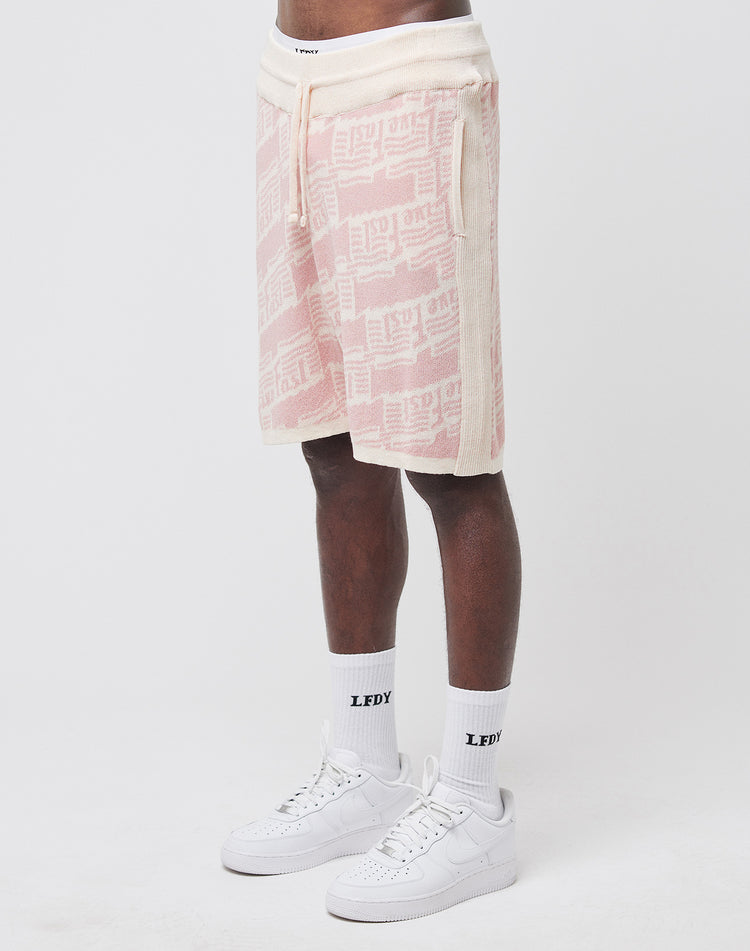 Live Fast Knit Shorts