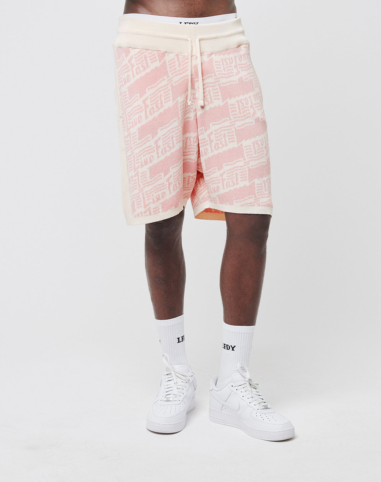 Live Fast Knit Shorts