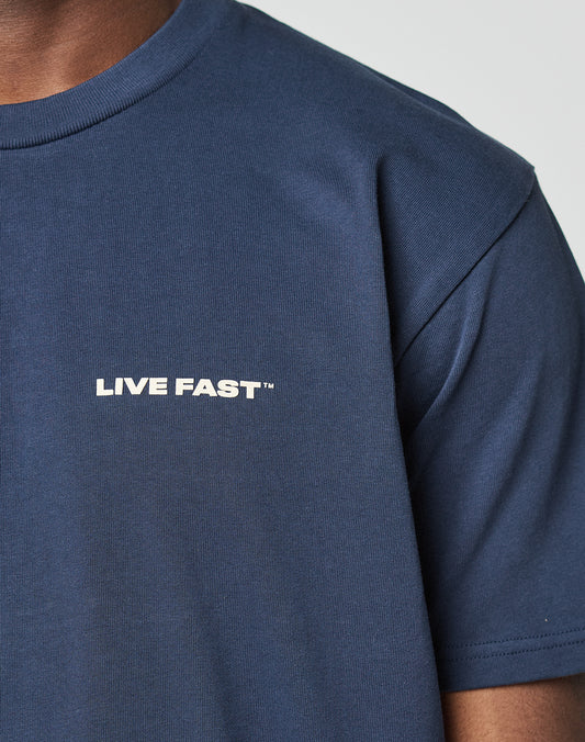 Live Fast Plain Tee