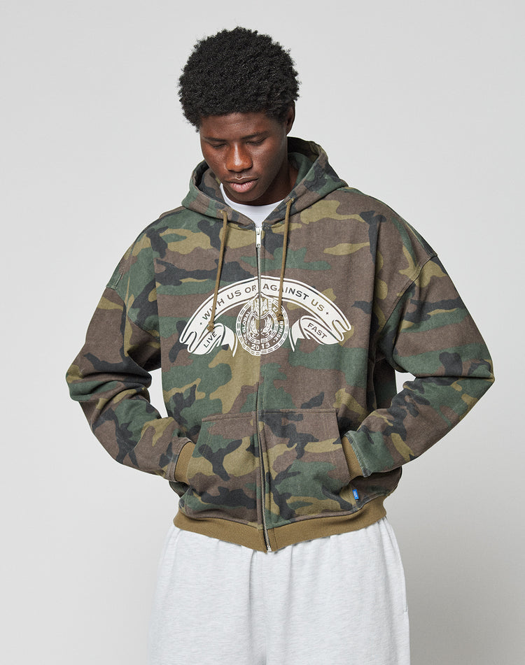LFDY Loyal Camo Hooded Zip