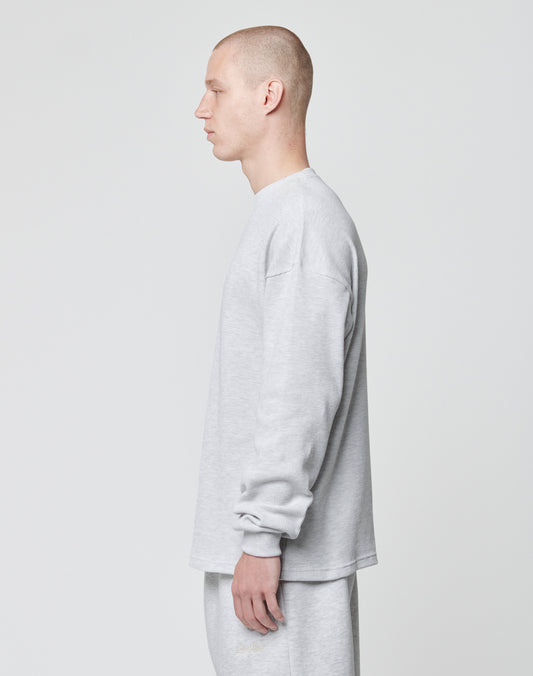 Basic Script Waffle Longsleeve
