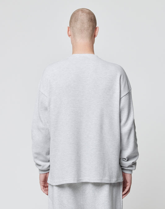 Basic Script Waffle Longsleeve
