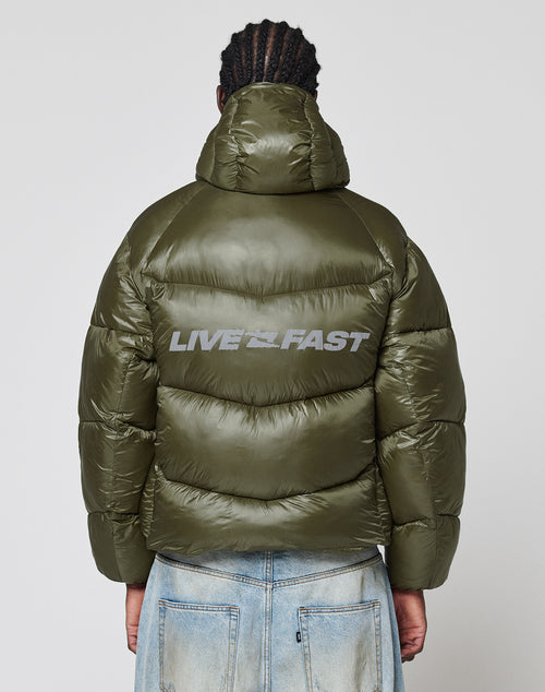 Live Fast Puffer Jacket