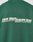 The LFDY Europe Run Sweater by LIVE FAST DIE YOUNG is a green oversized polyester sweatshirt with LIVE FAST EUROPE RUN in bold metallic letters on the back and DRI YOUNG, UNITED KINGDOM, NETHERLANDS, and GERMANY underneath.