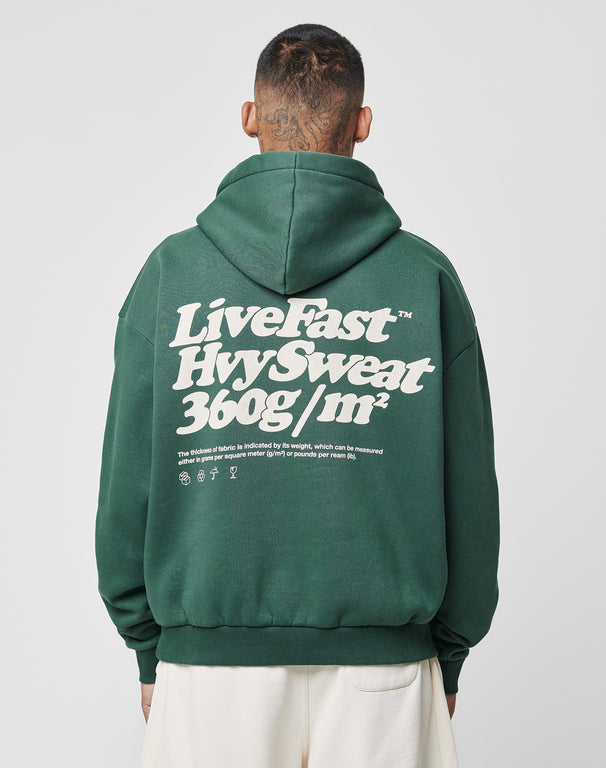 Basic 360 Hooded LIVE FAST DIE YOUNG