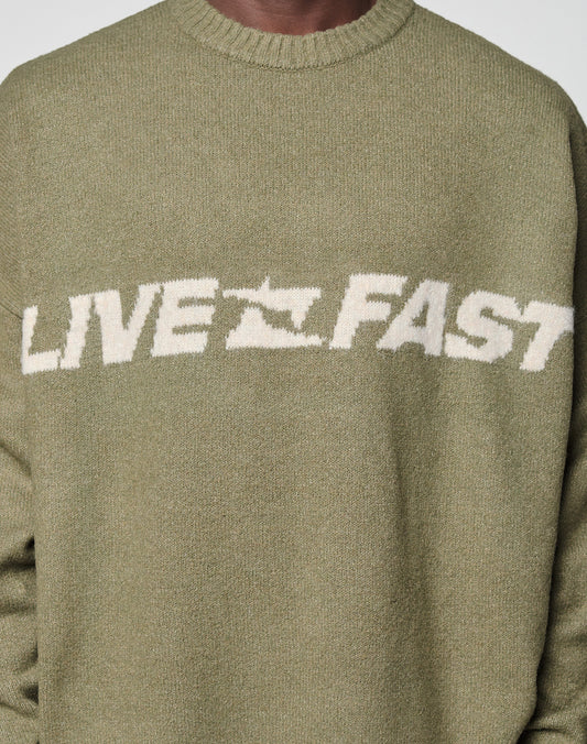 Live Fast Boucle Sweater