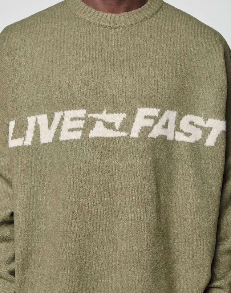Live Fast Boucle Sweater