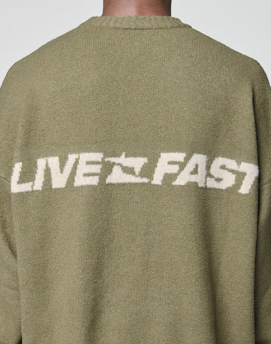 Live Fast Boucle Sweater