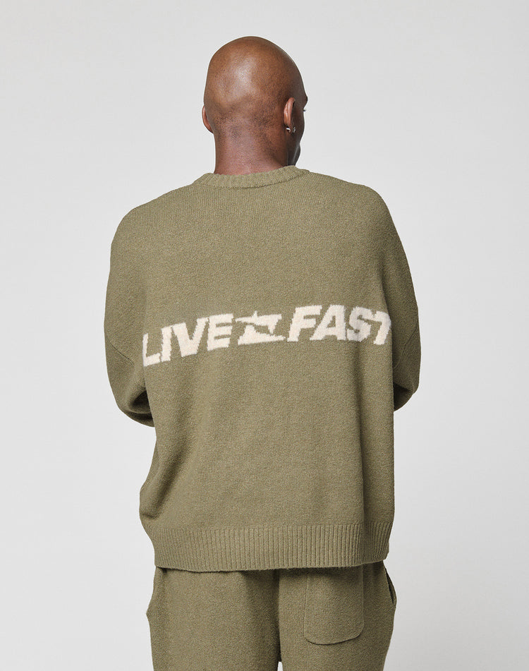 Live Fast Boucle Sweater
