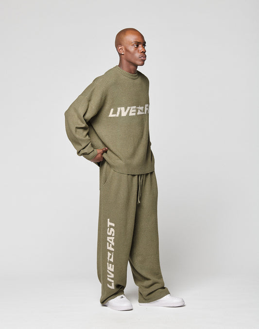 Live Fast Boucle Pants