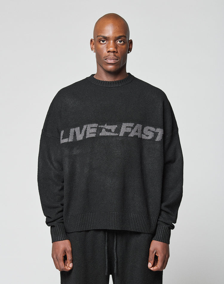 Live Fast Boucle Sweater