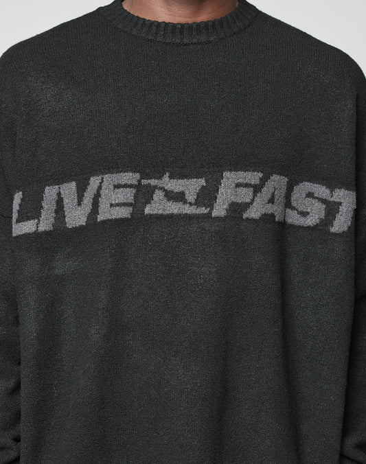 Live Fast Boucle Sweater