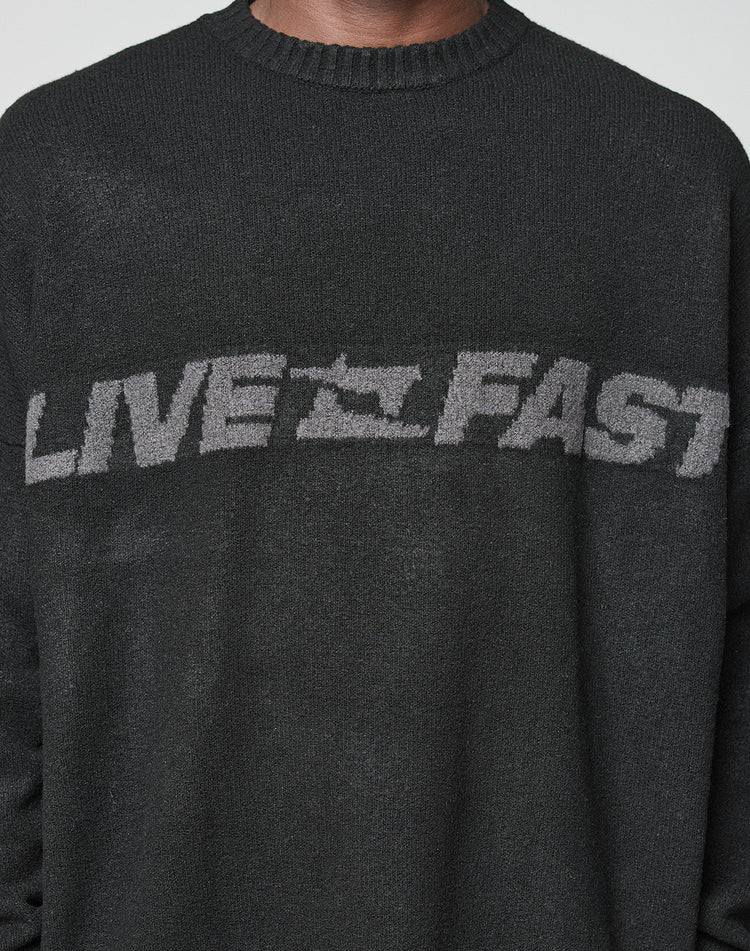 Live Fast Boucle Sweater