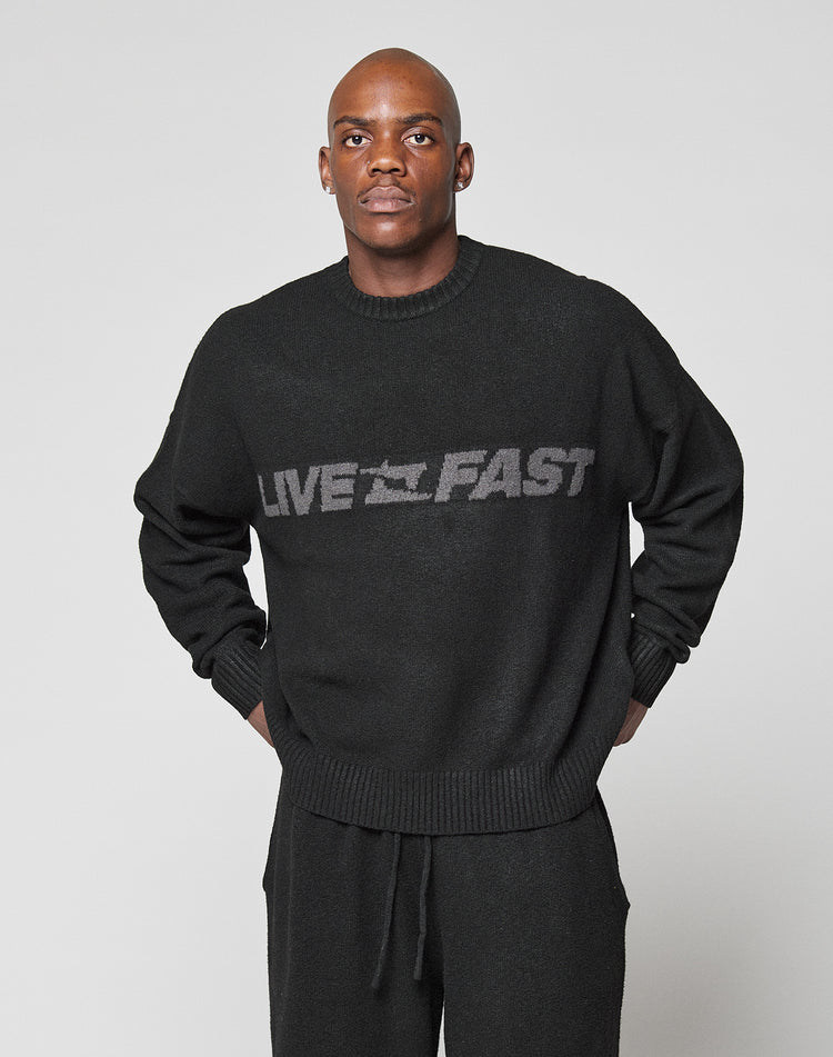 Live Fast Boucle Sweater