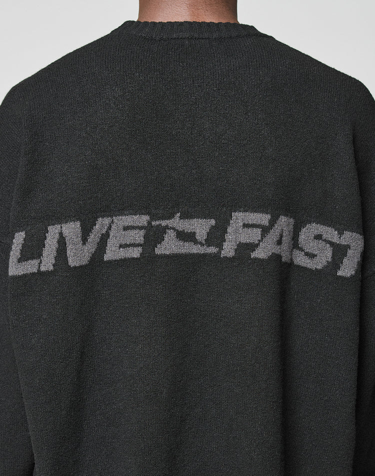 Live Fast Boucle Sweater