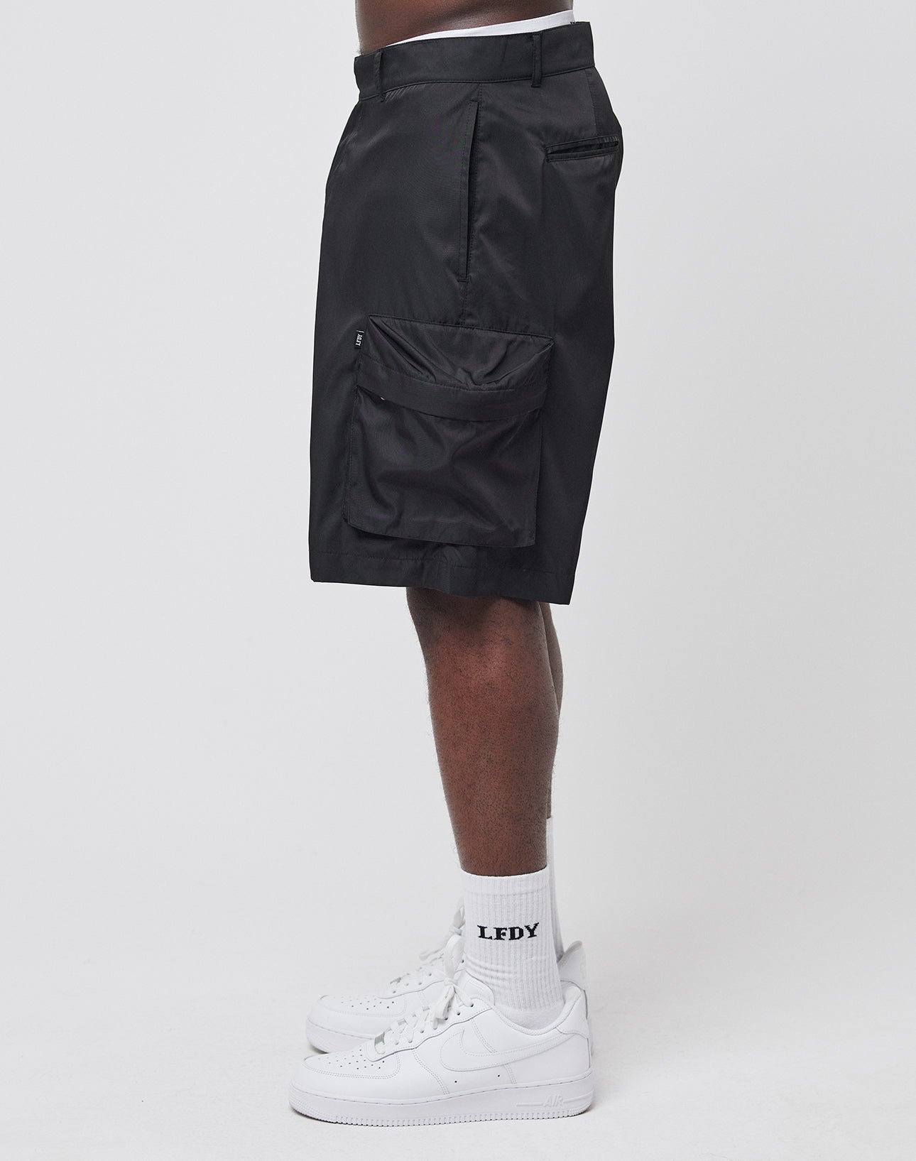Nylon Cargo Shorts