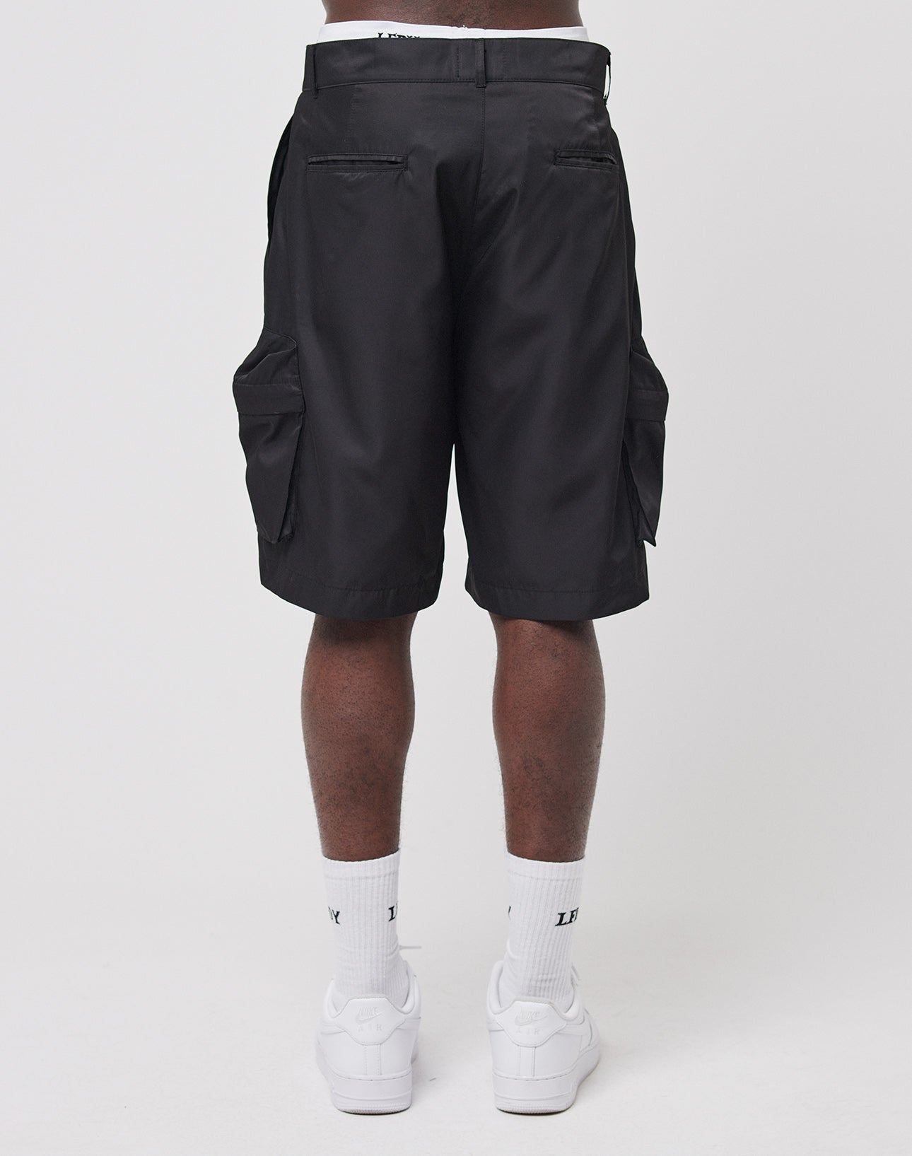 Nylon Cargo Shorts